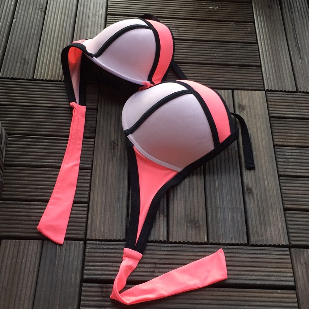 ✨👙Pink Xhilaration Swim Top - Picture 4 of 5